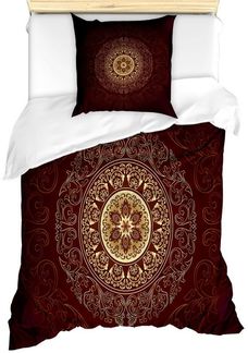 Abakuhaus Bettwäsche Milbensicher Allergiker geeignet mit Kissenbezug, Microfaser, Mandala spiritiual Kultur