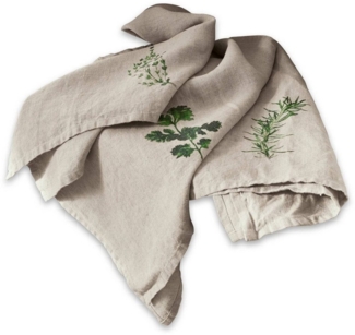 Mirabeau Geschirrtuch Geschirrtuch 3er Set Herbal Gardens beige/grün