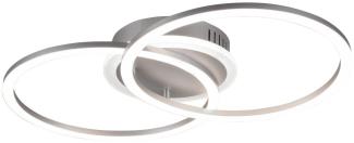 LED Deckenleuchte, Ringe, 3 flammig, dimmbar, 50 cm