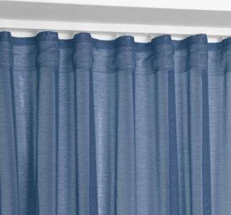 Beautex Gardine Transparente Gardine Dolly, wählbar mit Kräusel- und Ösen- Aufhängung (2 St), Ösen, transparent