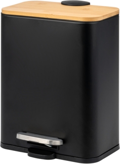 bremermann Kosmetikeimer Treteimer 5 Liter Fassungsvermögen aus Bambus und Metall