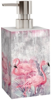 Sanilo Seifenspender Flamingo, modernes & stylisches Design, stabile Pumpe, hochwertig