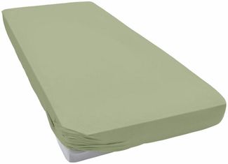 Estella Zwirnjersey Spannbetttuch für Boxspring Topper 180-200x200x7 cm lind (510)