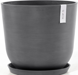 Ecopots Pflanztopf Oslo Ø 45 x 39,2 cm grau