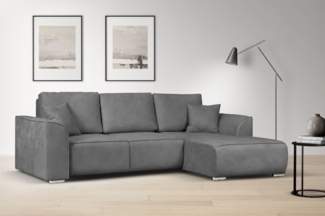 INOSIGN Ecksofa BEATRICE optionale Schlafsofa mit Bettkasten, B/T/H: 265/170/86 cm, L-Form, wahlweise auch mit Bettfunktion und Bettkasten