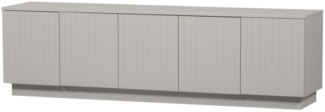 BePureHome TV-Board Pencil aus Kiefernholz, Mist, 180 x 40 x 52 cm