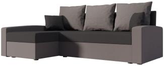 Ecksofa Tirozi (Farbe: Haiti 14 + Haiti 16)