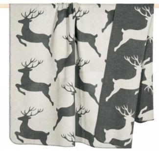 pad Decke Bouncer Hirsch Grau (150x200 cm) 11808-U25-1520