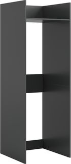 Waschmaschinenschrank (B/H/T: 66x195x62 cm) in anthrazit Nachbildung