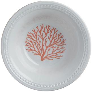 Salat Müsli Obst Schüssel klein, 15 cm, rund - Harmony Coral 6er Set