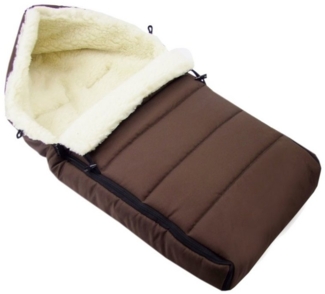 BambiniWelt by Rafael K. Fußsack Winterfußsack Babyfußsack Fußsack Kinderwagen Wolle 90cm LINIERT, universal