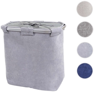 MCW Wäschesack MCW-C34-M, Mit 4 Streben für Stabilität, mit Netz zum Verschließen, zwei Fächer