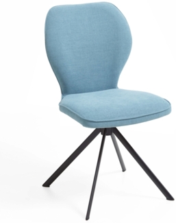 Colorado Trend-Line Stühle blau Webstoff 49,5cm x 92cm x 60cm