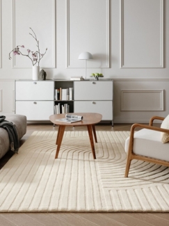 benuta Wollteppich Yanis, rechteckig, Höhe: 11 mm, Kunstfaser, Berber, Ethno-Style, Wohnzimmer