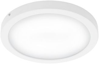 LED Deckenleuchte, Aufbaulampe, weiß, D 30 cm
