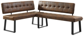 B&D home Eckbank AKA (2-St), beidseitig montierbar, gepolstert, mit Rückenlehne