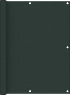 vidaXL Balkon-Sichtschutz Dunkelgrün 120x400 cm Oxford-Gewebe 135005