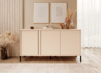 AX LIVING Sideboard Piemontesia modern kommode 153 cm breit beige