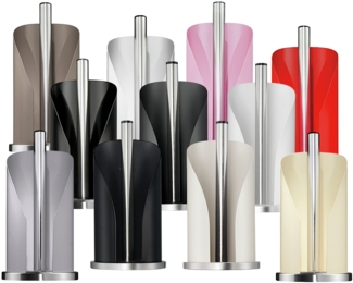 WESCO 322104-02 Papierrollenhalter in ROT Retro Design / Rollenständer / Küchenrollenhalter