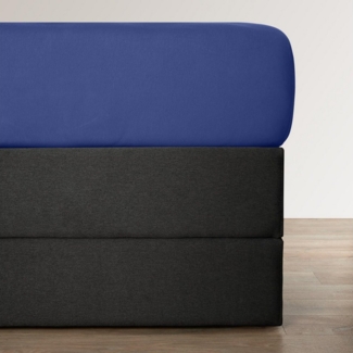 BETTWARENSHOP Spannbettlaken Boxspring, Jersey, Gummizug: Rundumgummi, (1 Stück), elastisch für extra hohe Matratzen