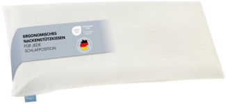XDREAM Nackenstützkissen Memory Foam Kissen, Füllung: Viscoschaum mit Memory-Effekt, Seitenschläfer, Rückenschläfer, Bauchschläfer, Ergonomisch geformt & druckentlastend