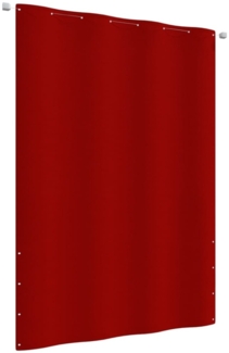 vidaXL Balkon-Sichtschutz Rot 160x240 cm Oxford-Gewebe 148547