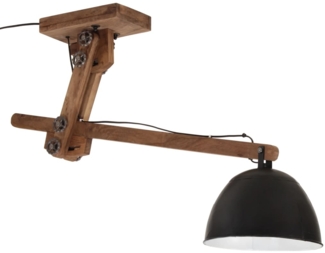 vidaXL Deckenleuchte 25 W Schwarz 105x30x65-108 cm E27 371923