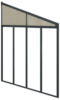 Palram - Canopia Terrassenüberdachung Feria | Grau