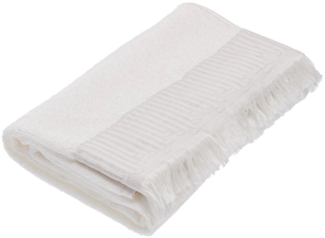 Dekoria Badetuch Trevor 70x140 cm white grey