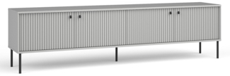AX LIVING Lowboard TV Irelis 207 cm Grau Schwarz Modern Industrial