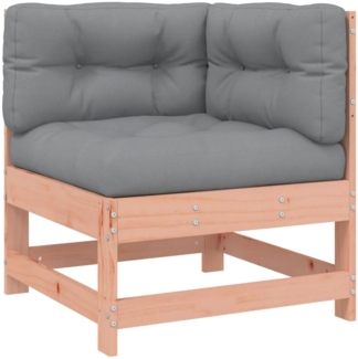 vidaXL Ecksofa mit Kissen Massivholz Douglasie 825546