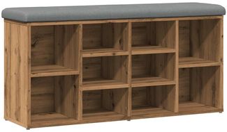 vidaXL Schuhbank Artisan-Eiche 102x32x50 cm Holzwerkstoff 857626