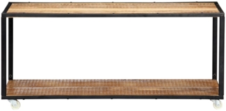 Couchtisch, Sofatisch 90 x 50 x 40 cm Altholz Massiv