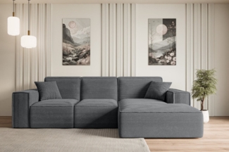 ALTDECOR Ecksofa SERRA-L, Sofa Praktische Bequeme Funktionsecke Couch L-Form Eckcouch, Corner Sofa U-Form Vielseitige Sofa Wohnlandschaft Wohnzimmer