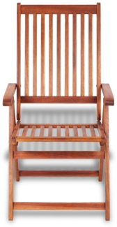 vidaXL Gartenstühle 2 Stk. Klappbar Akazie Massivholz Braun 41820