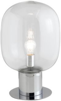 Tischleuchte FELLINI, Chrom 1x E27 max. 25W, 18x30cm ohne Leuchtmittel