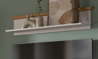 Wandboard Mirano in weiß Lärche Landhaus 110 cm