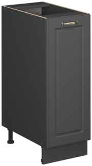 Apothekerschrank Fame-Line Anthrazit-Gold Landhaus 30 cm , AP Anthrazit Vicco