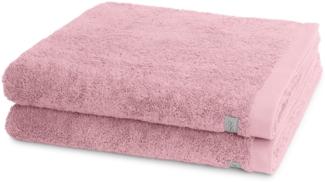 Ross Sinfonie 2 tlg. Frottier-Set - 2 X Duschtuch (70 X 140cm) - 500 g/m2 - Altrosa