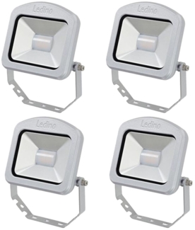 LED Strahler Außen 4 Stück, Außenstrahler Superhell 10W 4000K Neutralweiß Wasserdichte IP54 840 Lumen18763