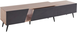 loft24 Lowboard Langley, Fernsehschrank TV-Lowboard