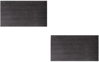 Platz Set Tischdeckchen 30x45 cm grau meliert 2 Stück