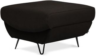 Wohnideebilder Silva Dunkelbraun Fußhocker PU-SIL-22FL