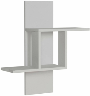 Dmora Regal Aviano, Gestell, Wandregal, Mehrzweckregale, 64x20h70 cm, Weiß