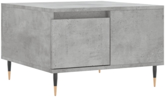 Couchtisch, Sofatisch Betongrau 55 x 55 x 36,5 cm Holzwerkstoff