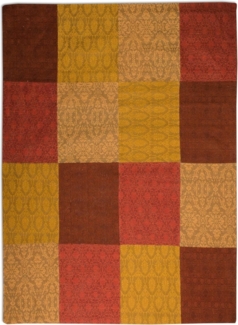 Morgenland Patchwork Teppich - Weys - rechteckig - 340 x 240 - Braun