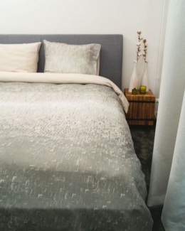 Kayori Bettwäsche Shima, Mako-Satin, 2 teilig, Hergestellt aus GOTS-zertifizierter Bio-Baumwolle