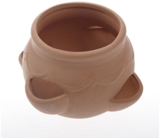 Deko AS Kräutertopf Kräutertopf Terracotta - ca. 11 x 15cm - 1 Set mit 2 Stück - 24466-1 (2 St), seitliche Öffnungen