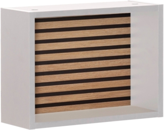 Schildmeyer Wandregal Ekko, Breite 40 cm, Rückwand mit Akustikprint, Wandmontage