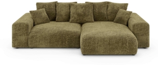 Home affaire Ecksofa LAKESIDE mit Bettfunktion und Bettkasten, B/T/H 257/166/84 cm, L-Form, Recamiere beidseitig montierbar, mit Wellenunterfederung